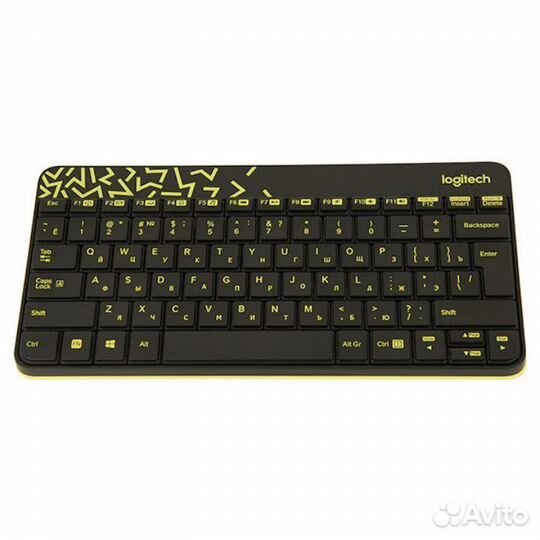 Клавиатура+мышь Logitech MK240 Nano Black