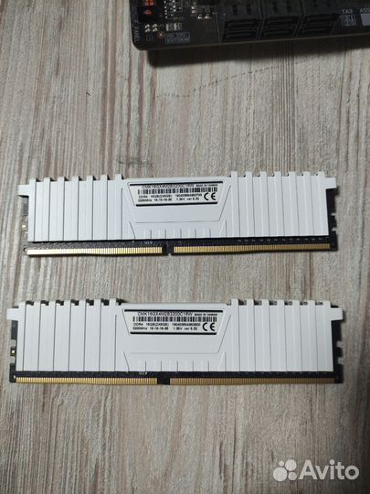 Оперативная память corsair ddr4 8gb 2шт