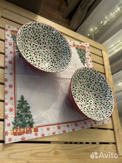 Салатник фарфорт 2 шт