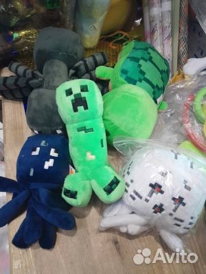 Мягкие игрушки на выбор Майнкрафт