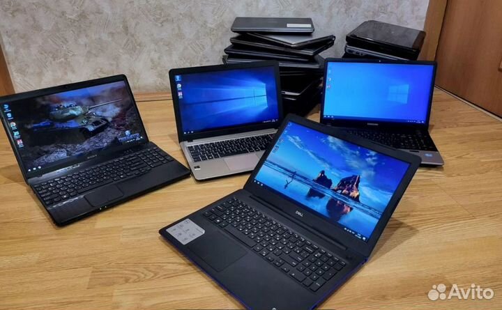 140 шт бу ноутбуков разных моделей,доставка В ялту