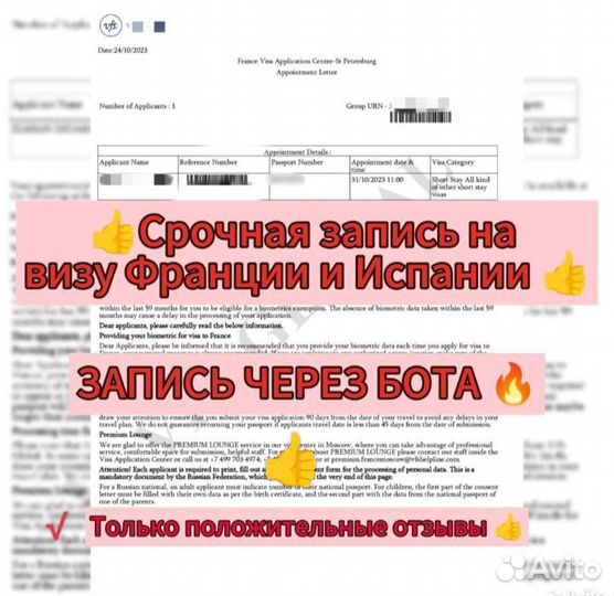 Бот запись испания. Бот запись испания