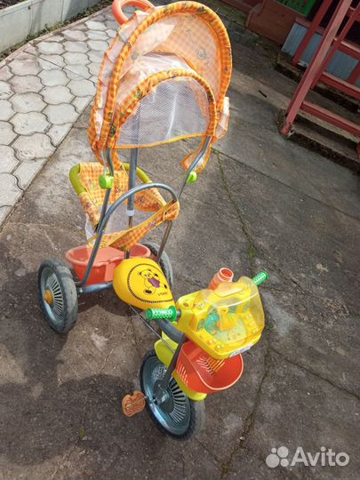 Велосипед детский трёхколёсный
