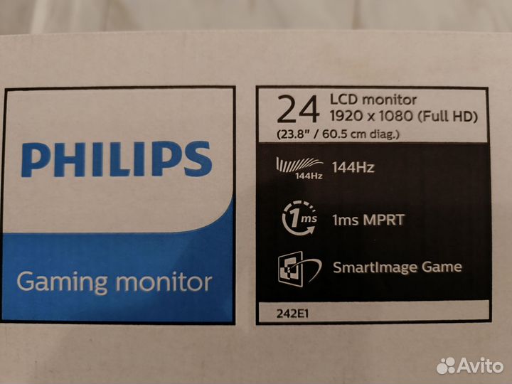 Новый монитор Philips 242E1GAJ 23.8