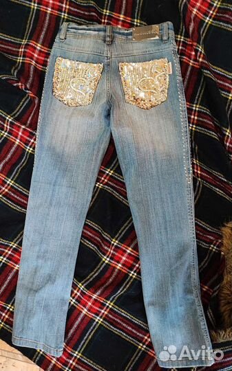 Новые модные джинсы для девочки Himunssa138-148см