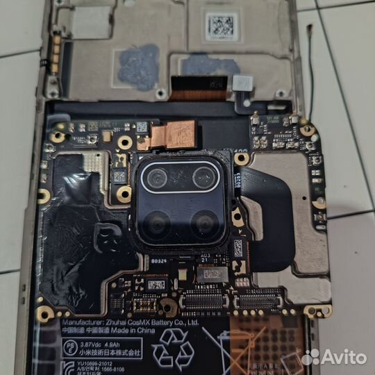 Redmi note 9 pro по запчастям