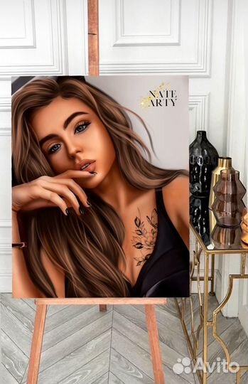 Портрет на холсте по фото