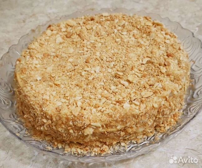 Торт домашний Наполеон (цена указана за весь торт)