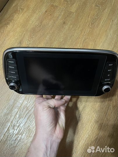 Штатное головное устройство hyundai santa fe 4