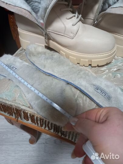 Ботинки женские зимние натуральная кожа 37