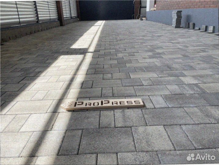 Тротуарная плитка брусчатка от 120 м2