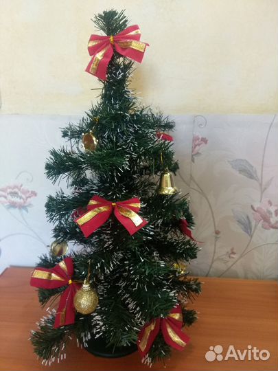 Настольные ёлки,h40см/50см + Ёлочные
