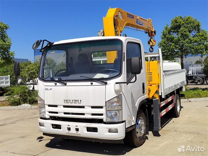 Isuzu Elf с КМУ, 2024