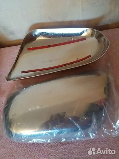 Накладки на зеркала.хром.тойота