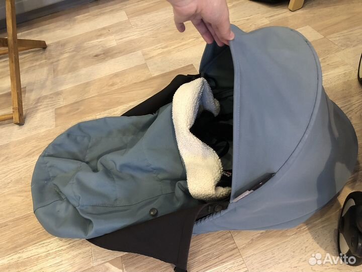 Babyzen yoyo aqua люлька+футмут