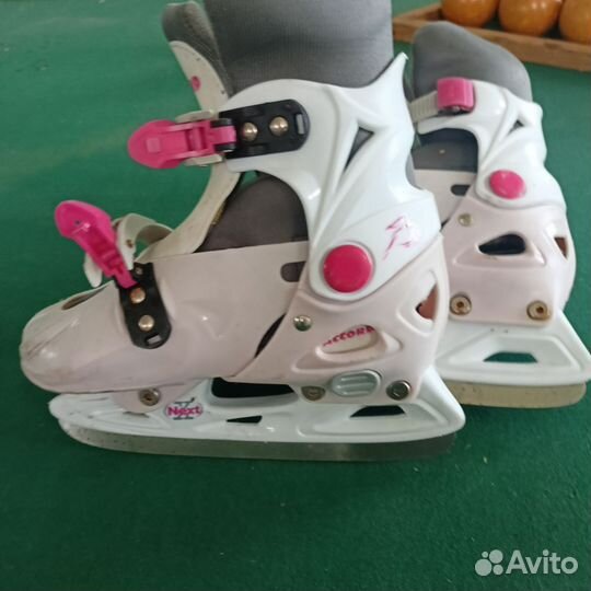 Коньки детские раздвижные 33 36