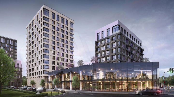 2-к. апартаменты, 46,6 м², 12/16 эт.