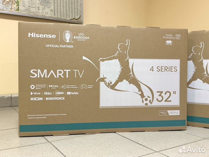 Телевизор Hisense 32 32A4N 32 SMART TV Новый 2024