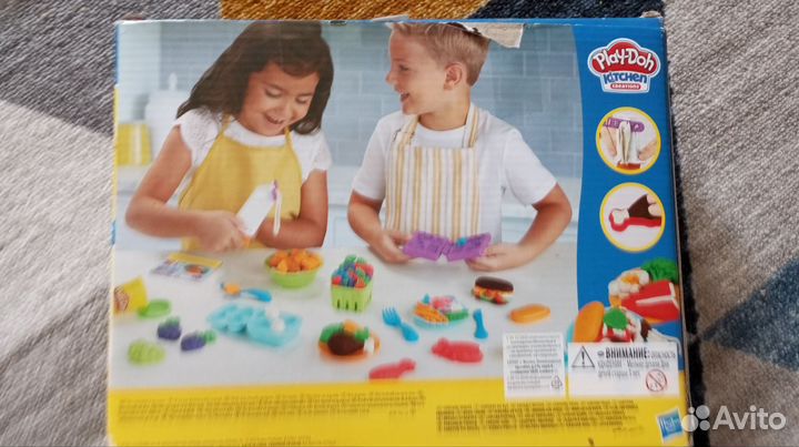Набор посудки, play doh, pasta fantasta