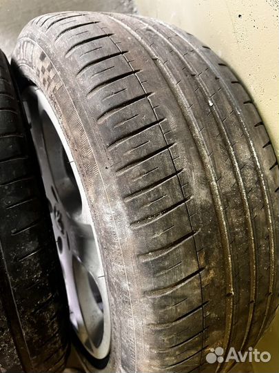 Резина michelin 205/55 zp 16 с дисками 4 шт