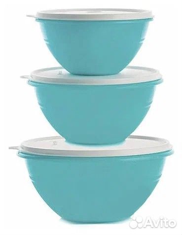 Tupperware Набор миски Брауни 1 /1,75 / 2,4 л