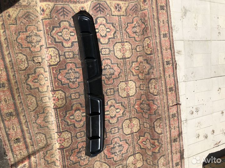 Диффузор на задний бампер приора седан