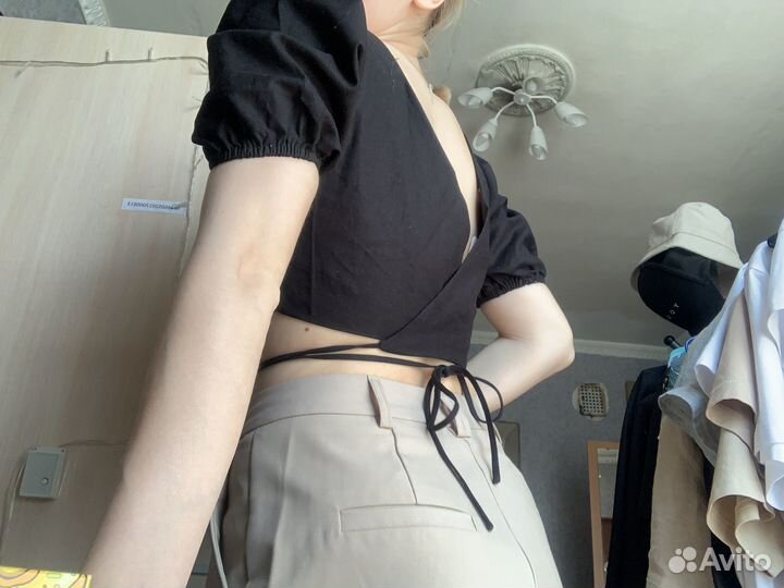 Топ женский черный