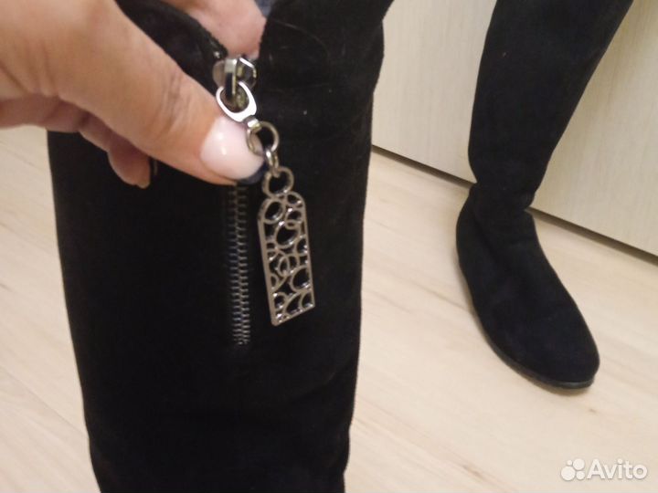 Сапоги ботфорты зимние 38