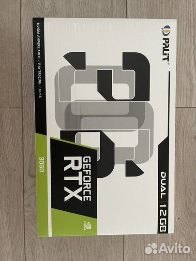 Видеокарта Palit nvidia GeForce RTX 3060, 12G