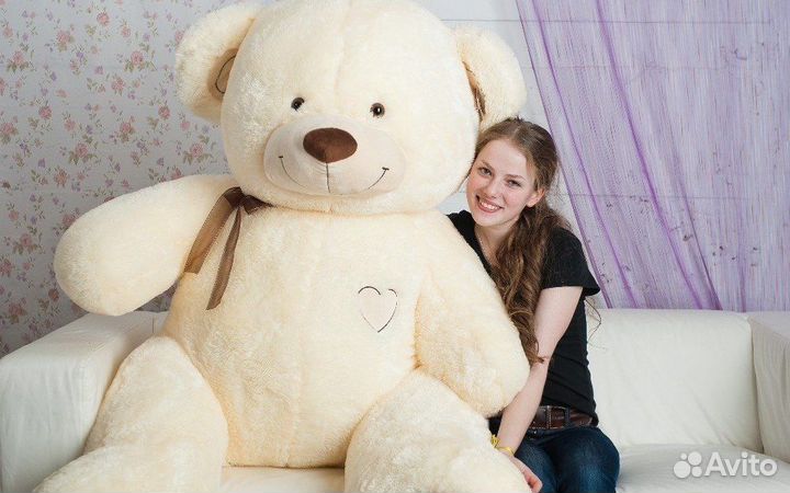 Игрушка - большой плюшевый медведь 190 см