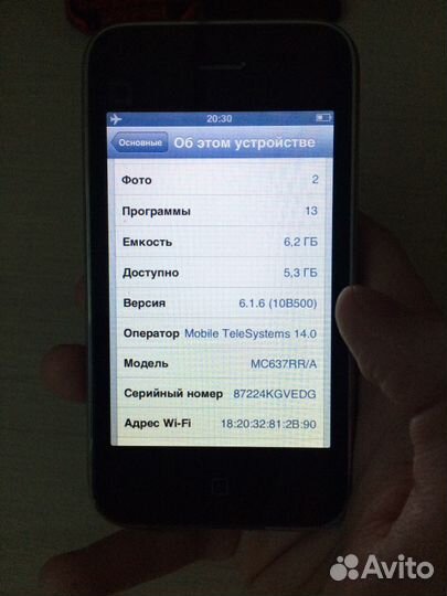 iPhone 3GS, 8 ГБ
