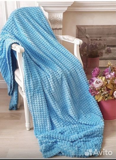 Плед кубик новый