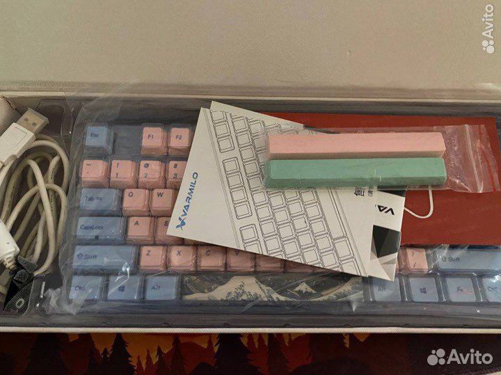 Клавиатура Varmilo va87 cotton candy