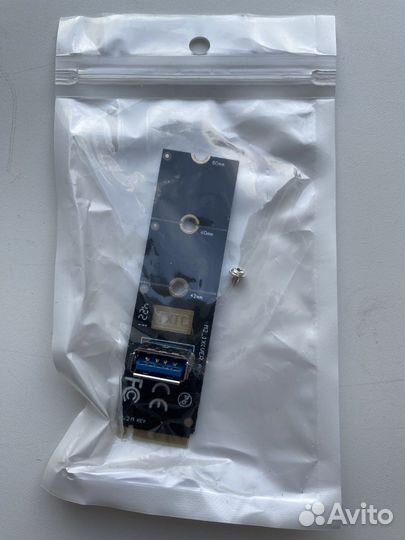 Переходник m2 - usb для райзеров, майнинга
