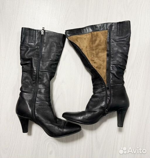 Сапоги женские натуральная кожа 40