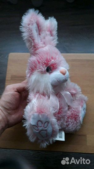 Мягкая игрушка Розовый Заяц