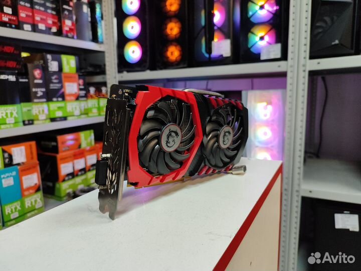 Видеокарта MSI GTX 1050 Ti gaming X