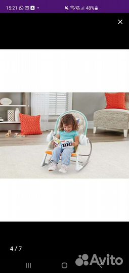 Детские качели fisher-price 3 в 1