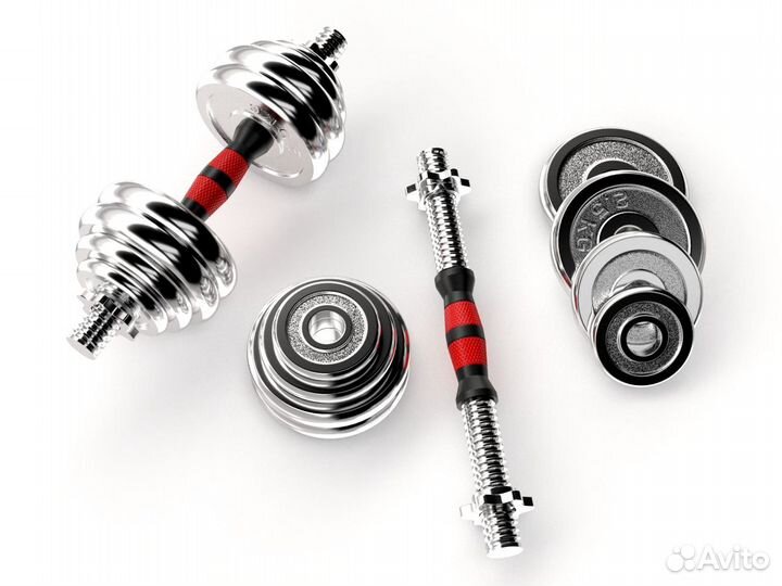 Гантели unixfit в кейсе 30kg