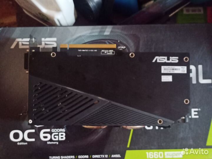 Видеокарта Asus Dual GTX 1660 Super