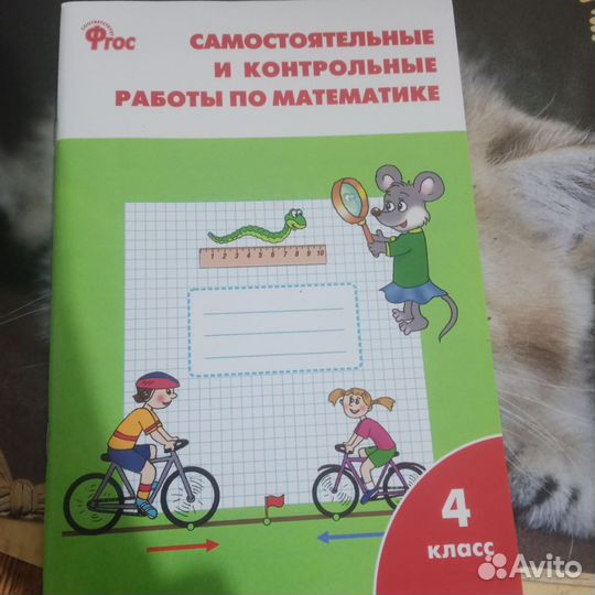 Тетради для работ по школьным предметам, 4 класс