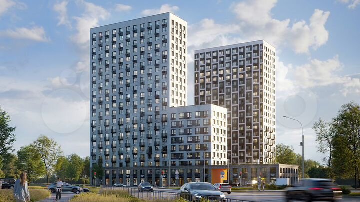 1-к. квартира, 41,8 м², 8/21 эт.