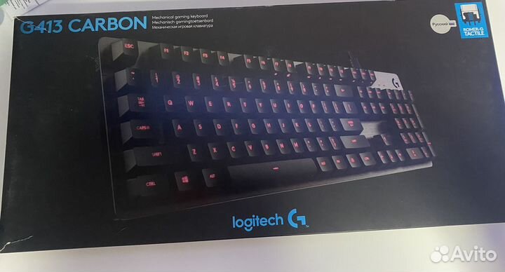 Клавиатура игровая Logitech G413 carbon