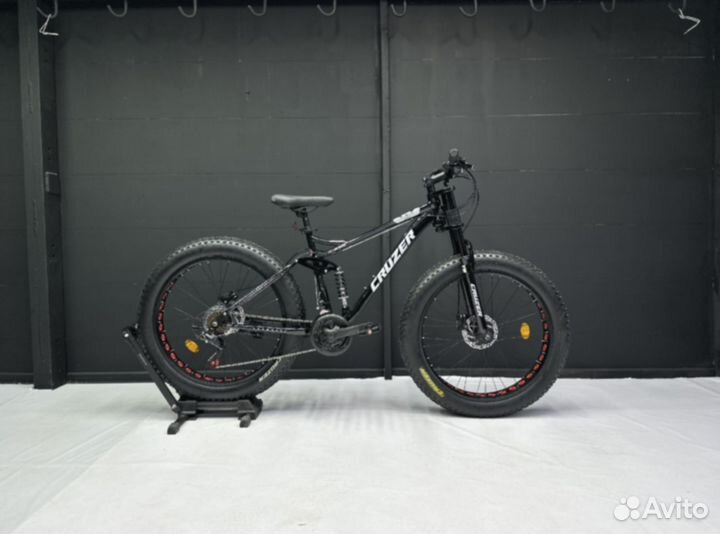 Велосипед фэтбайк двухподвес