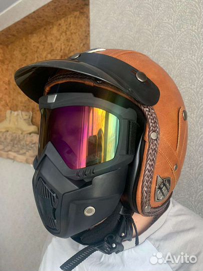 Новый мотоциклетный шлем+маска