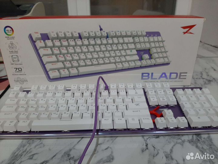 Игровая механическая клавиатура zet gaming blade
