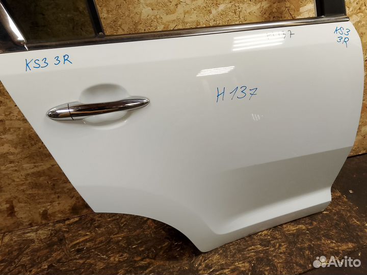 Дверь задняя правая Kia Sportage 3 SL белая WD