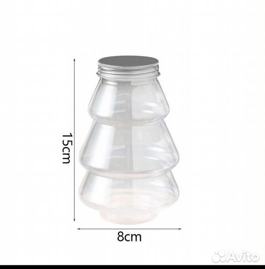 Банка в виде елки под печенье/чай