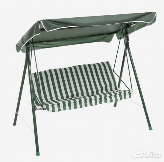 Садовая качель, зеленая, синяя, 175х150х120 см