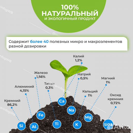 Природный минеральный почвоулучшитель 5кг